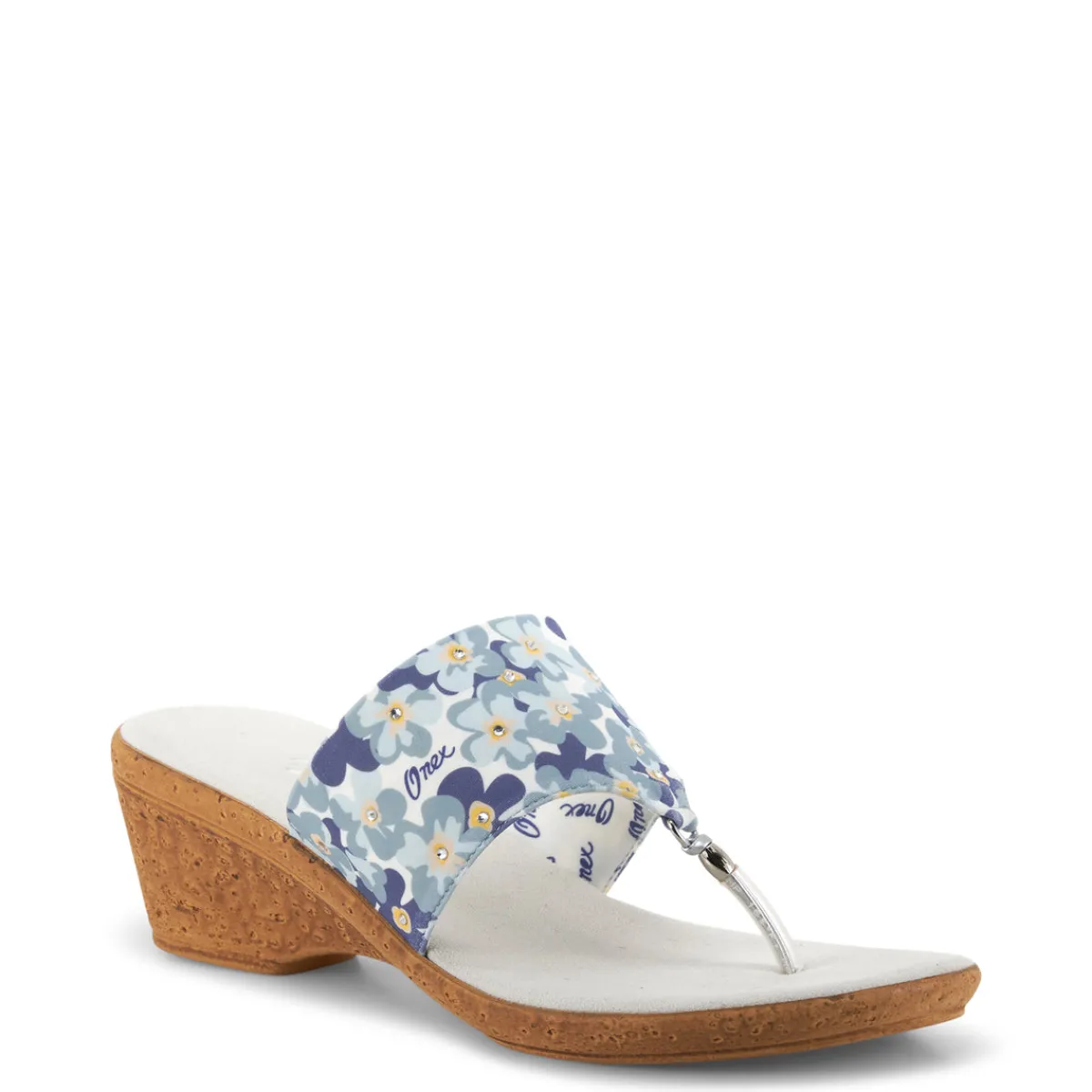 ember__blue_floral_1.webp Onex Shoes Ember / Blue Floral | Wedges