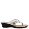 Onex Shoes Melba / White Gold Multi | Sandals | Wedges