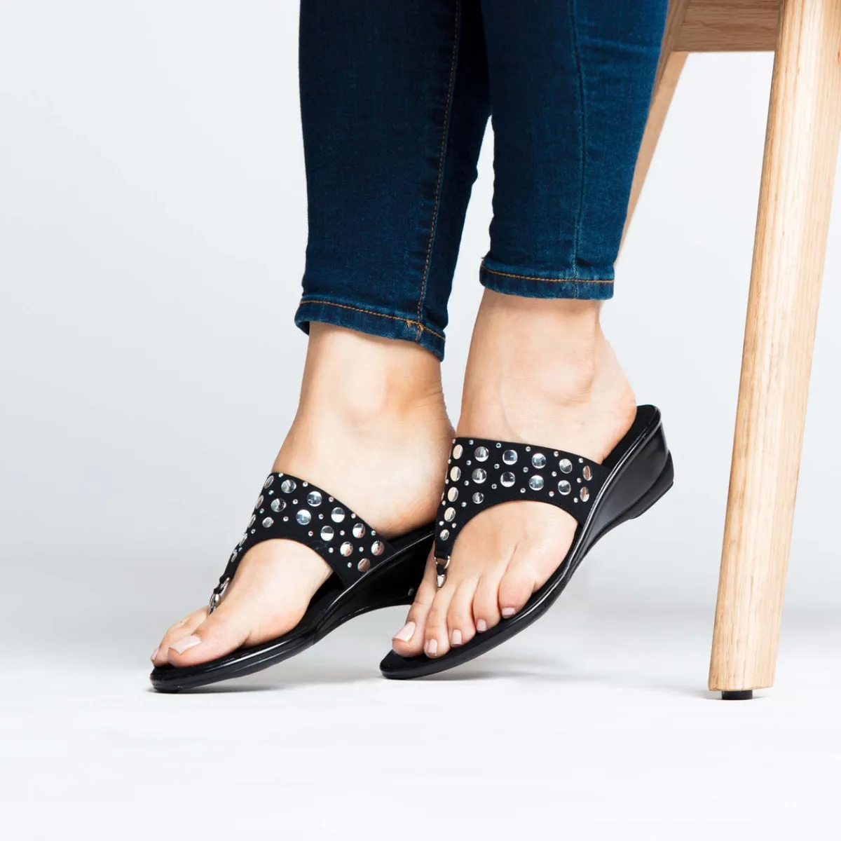 mermaid__black_5.webp Onex Shoes Mermaid / Black | Sandals | Wedges